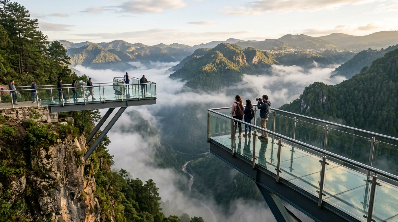 Mirador de Cristal en la Barranca